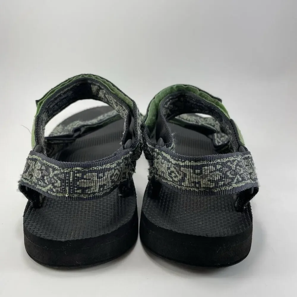 Teva Original Universal Sandals Mens Size 11 Strappy Green Trail Water Hiking